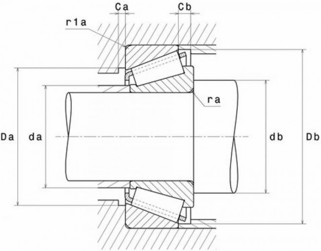 HCH Однорядный конический роликоподшипник, сепаратор из листовой стали 25x62x17 30305