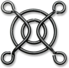 MCSC30-W1B, Защитная решетка вентилятора, Steel - Wire Form, Вентиляторами, 24 мм, Black