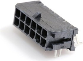 43045-1206, Headers &amp; Wire Housings Microfit 3.0 RA SMT Clip DR Tin 12 Ckt