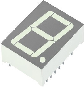 SA08-21CGKWA, SA08-21CGKWA 7-Segment LED Display, CA Green 25 mcd RH DP 20.3mm SA08-21CGKWA, SA08-21CGKWA 7-Segment LED Display, CA Green 25 mcd RH DP 20.3mm