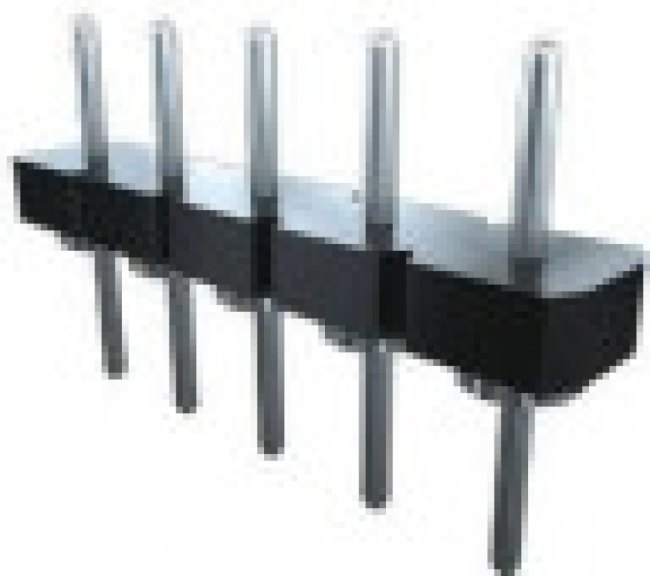 BCS-140-L-D-HE, Headers &amp; Wire Housings Pass-Through Socket Strip, 0.100" pitch