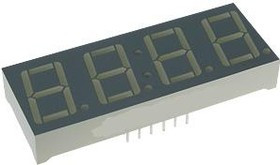 CC56-21SRWA, Дисплей: LED, 7-сегментный, 14мм, 0,56", II.зн: 4, красный, катод