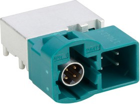 HSDNCRPPCB8A, AUTOMOTIVE CONN, R/A PLUG, 12POS, THT