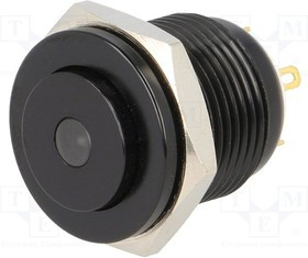 V16-10S-24B-A, Переключатель: антивандальный, Пол: 2, SPST-NO, 2A/36ВDC, IP65