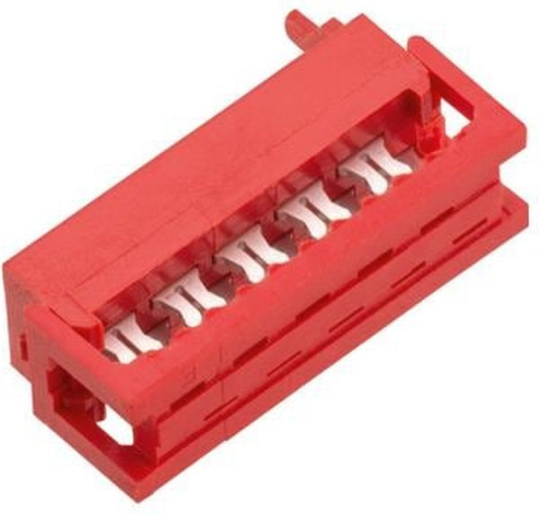 690157000872, 8-Way IDC Connector Plug for Cable Mount, 2-Row