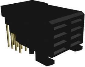 5536613-1, Z-PACK 2mm Pitch Futurebus+ Backplane Connector, Female, Right Angle, 8 Way