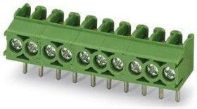 PCB terminal, 14 pole, pitch 3.5 mm, AWG 26-16, 17.5 A, screw connection, green, 1984882 PCB terminal, 14 pole, pitch 3.5 mm, AWG 26-16, 17.5 A, screw connection, green, 1984882