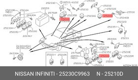 25230C9963, реле