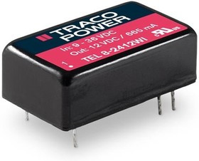 TEL8-4811WI, Преобразователь: DC/DC, 8Вт, Uвх: 18-75В, Uвых: 5ВDC, Iвых: 1600мА