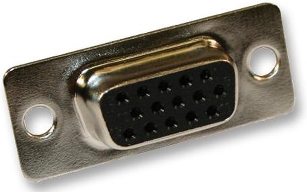 180-015-203L001, 180 15 Way Panel Mount D-sub Connector Socket, 2.29mm Pitch