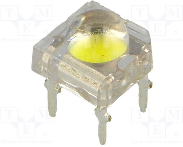 OSW4G4Z2C1P, LED Super Flux; 7.62x7.62mm; white cold; 28?30lm; 120°; 20mA