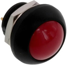 PB6B2RS3M4CAL00, Pushbutton Switches PB OFF/ON RC Red M4 Term. IP68