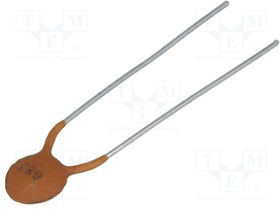 CC-683/100, Конденсатор керамический, 6,8нФ, 100В, Y5V, -82-+22%, THT, 5мм CC-683/100, Конденсатор керамический, 6,8нФ, 100В, Y5V, -82-+22%, THT, 5мм