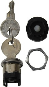 H201132F205NQ, Выключатель с ключом, Вкл.-Вкл., DPDT, H Series, 2 Позиции, Быстрое Соединение, 12 А H201132F205NQ, Выключатель с ключом, Вкл.-Вкл., DPDT, H Series, 2 Позиции, Быстрое Соединение, 12 А