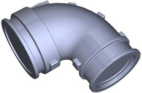 2428-004-2405, Backshell 90° 24 Shell Size Glass Filled Polyamide