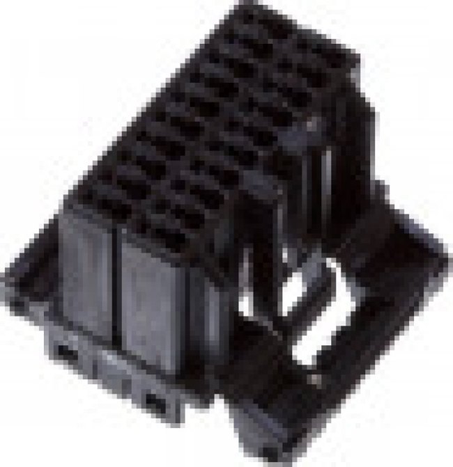 174910-2, Разъем, Wire-to-Wire, 20 Position, .098 in [2.5 mm] Centerline, Black