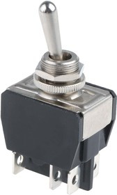 Y22CP, Toggle Switch, Panel Mount, On-On, DPDT, Tab Terminal