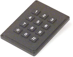 96AB2-152-R, Input Devices Keypad 3x4 Matrix White Legend/Black