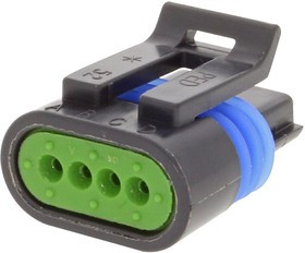 12162188, Корпус Автомобильного Разъема, Metri-Pack 150, Гнездо, 4 вывод(-ов)