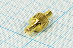 Гнездо SMB-Гнездо SMB, переходник, позолоченный; №9120 гн SMB-гн SMB