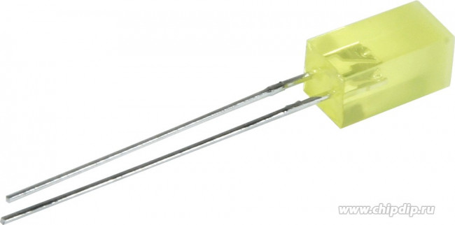 L-1553YDT, LED; square; 5x5mm; yellow; 1?5mcd; 110°; Front: flat; 20mA; 2.1?2.5V L-1553YDT, LED; square; 5x5mm; yellow; 1?5mcd; 110°; Front: flat; 20mA; 2.1?2.5V