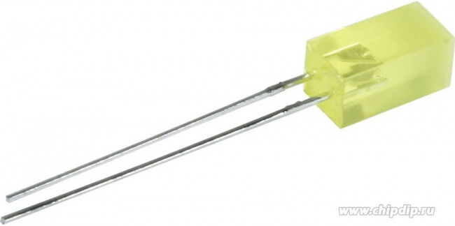 L-1553YDT, LED; square; 5x5mm; yellow; 1?5mcd; 110°; Front: flat; 20mA; 2.1?2.5V L-1553YDT, LED; square; 5x5mm; yellow; 1?5mcd; 110°; Front: flat; 20mA; 2.1?2.5V