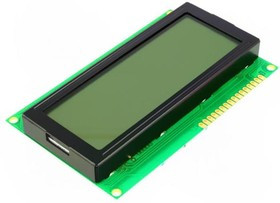 DEM 20486FGH-PW, Дисплей ЖКД, алфавитно-цифровой, FSTN Positive, 20x4, LED, PIN 16