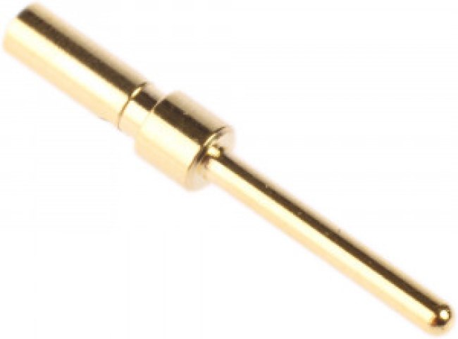 DM-CTM, DM Series, Male Crimp D-sub Connector Contact, Gold, 22 30 AWG DM-CTM, DM Series, Male Crimp D-sub Connector Contact, Gold, 22 30 AWG