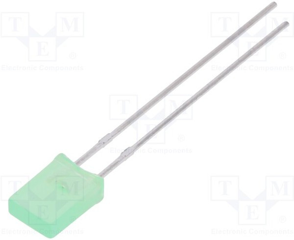 LL-253GD1G-1B, LED; rectangular; 5x2x7.05mm; yellow green; 9?20mcd; 130°; 20mA LL-253GD1G-1B, LED; rectangular; 5x2x7.05mm; yellow green; 9?20mcd; 130°; 20mA