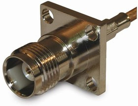 122246, RF Connectors / Coaxial Connectors TNC PANEL CRIMP JACK RG174 50 OHM DL