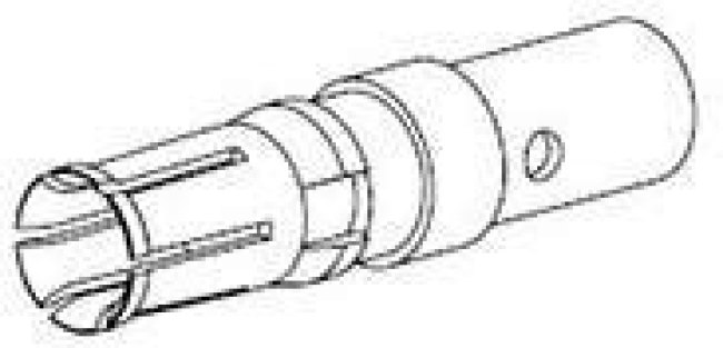172704-0157, D-Sub Mixed Contact Connectors FCT TERM HPWR CRP 30 AMP 10-12AWG
