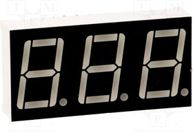 LTD056AUE-103C, Дисплей: LED, 7-сегментный, 14,22мм, 0,56", II.зн: 3, красный, 11,6мкд LTD056AUE-103C, Дисплей: LED, 7-сегментный, 14,22мм, 0,56", II.зн: 3, красный, 11,6мкд