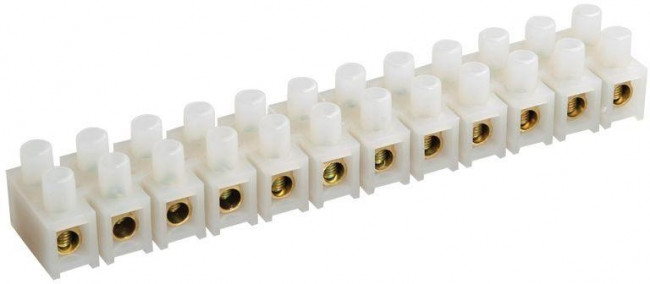 UZV3-080-25, Зажим винтовой ЗВИ-80 10-25мм2 12пар IEK