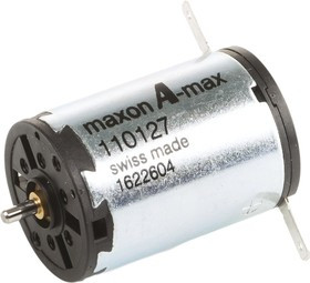 110127, Brushed DC Motor, 5 W, 36 V dc, 6.15 mNm, 9800 rpm, 2mm Shaft Diameter