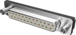 D25S33E6UX00LF, 25 Way Through Hole D-sub Connector Socket D25S33E6UX00LF, 25 Way Through Hole D-sub Connector Socket