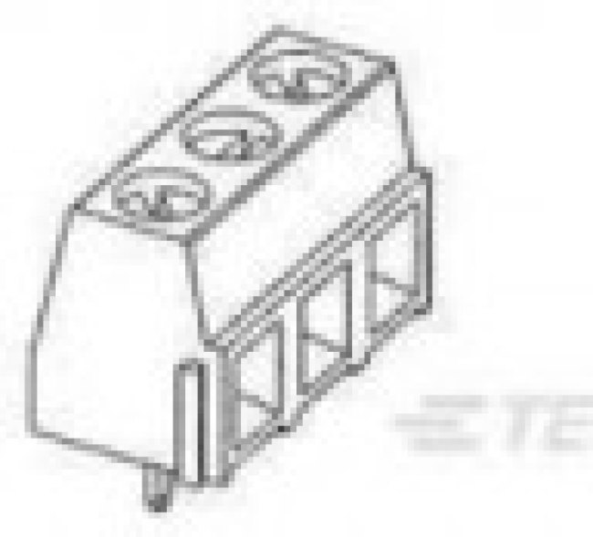 1546217-2, Fixed Terminal Blocks TERMI-BLOK PCB MOUNT 90 2P