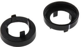 N151-BLK, 15mm Black Nut Cover, N151-BLK