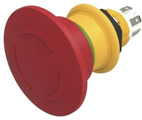 61-6461.4067, Emergency Stop Switches / E-Stop Switches Switch emergency-stop twist release 3NC ST/PT, 50VAC/VDC, 0.2A, 6-32VDC, mushroom-he