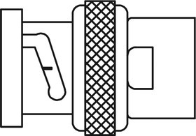 RBD-50-L-00, Plug Cable Mount BNC Connector, 50, Solder Termination, Straight Body RBD-50-L-00, Plug Cable Mount BNC Connector, 50, Solder Termination, Straight Body