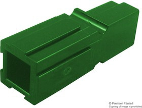 1327G5FP-BK, PLUG/RCPT HOUSING, 1POS, PC, GREEN 1327G5FP-BK, PLUG/RCPT HOUSING, 1POS, PC, GREEN