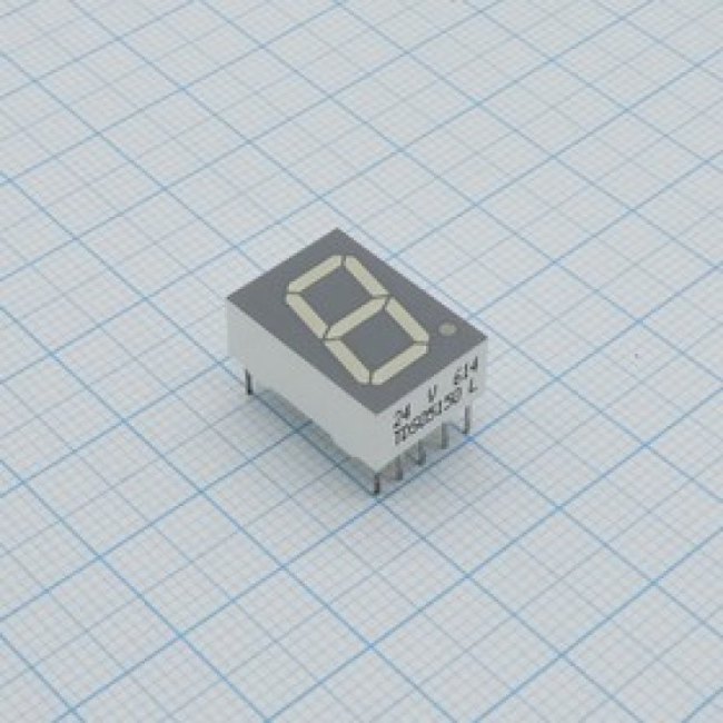 TDSO5150, Дисплей: LED, 7-сегментный, 13мм, 0,51", II.зн: 1, красно-оранжевый TDSO5150, Дисплей: LED, 7-сегментный, 13мм, 0,51", II.зн: 1, красно-оранжевый