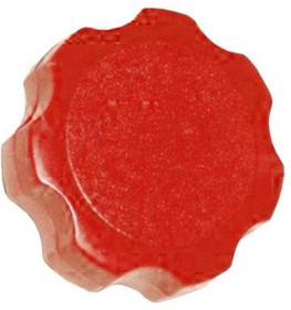 29F014RD, Knobs &amp; Dials Flowerette Press Lock Thumb Screw Knob, 1/4 Screw, Red,Acetal