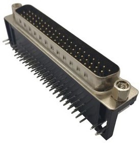 RND 205-01008, Plug High Density D-Sub Connector, DC-62, Radial Leads