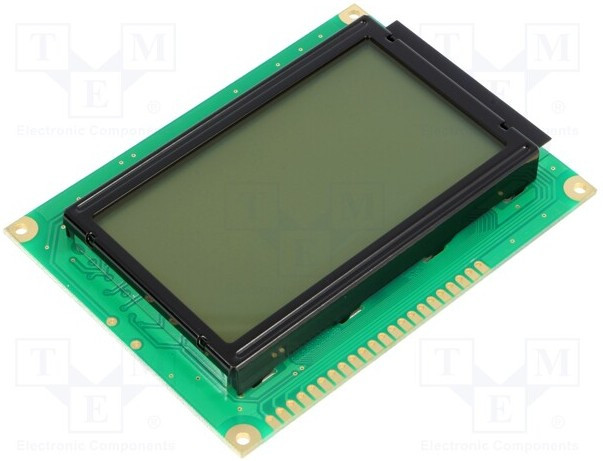 RG12864A-FHC-V, Дисплей: LCD, графический, 128x64, FSTN Positive, серый, LED RG12864A-FHC-V, Дисплей: LCD, графический, 128x64, FSTN Positive, серый, LED