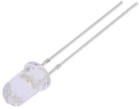 OSM5DK5111A, LED; 5mm; white warm; 18000?22000mcd; 15°; Front: convex; 2.9?3.6V