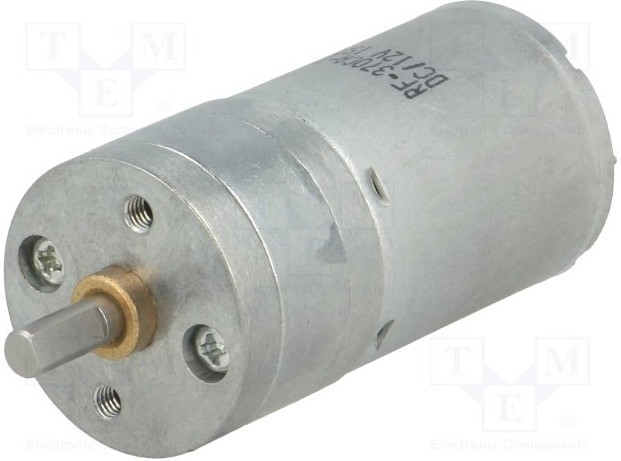 3250, Двигатель: DC, с редуктором, LP, 12ВDC, 1,1А, Ось: D профиль, 9,7: 1