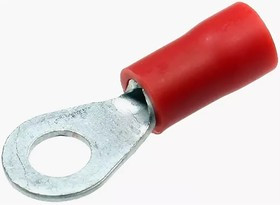 VF1.25-4 (SG57603) (TRI-1.25-4), Клемма тип "О" 4.3мм, изолированная, провод 0.25-1.5мм² (красная)