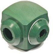 Клемма соединительная кабельная 43x35мм [орешек], 2CS, 10мм2, карболит, У731М