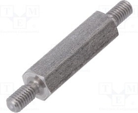 TMM-M3X18/DR444, Дистанцирующая стойка с резьбой, 18мм, Внешн.резьба: M3