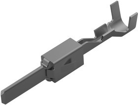 1-965983-1, Прямоугольный контакт питания, Контакты с Покрытием из Олова, Бронза, Штырь, Обжим